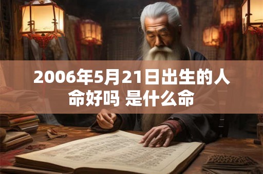2006年5月21日出生的人命好吗 是什么命