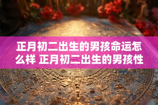 正月初二出生的男孩命运怎么样 正月初二出生的男孩性格