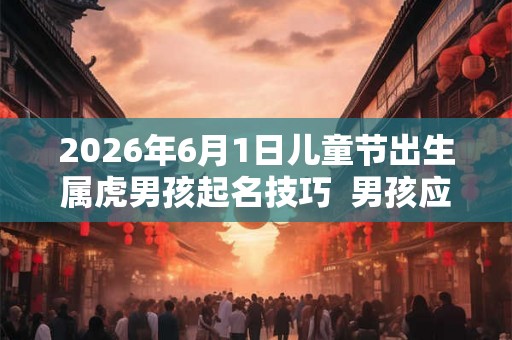 2026年6月1日儿童节出生属虎男孩起名技巧 男孩应该取什么名字 2026年6月1日儿童节出生属虎男孩起名技巧 男孩应该取什么名字