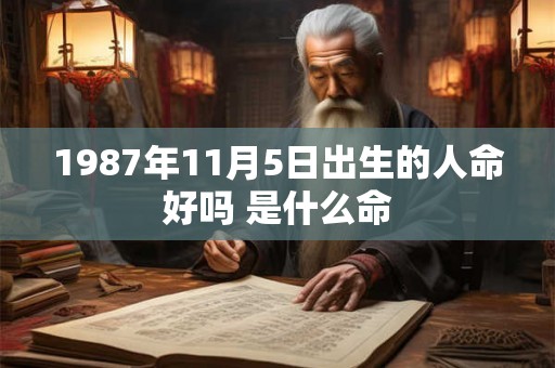 1987年11月5日出生的人命好吗 是什么命
