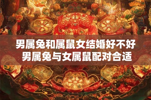 男属兔和属鼠女结婚好不好 男属兔与女属鼠配对合适吗