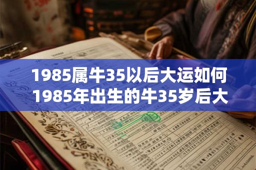 1985属牛35以后大运如何 1985年出生的牛35岁后大运运势如何