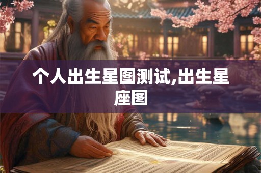 个人出生星图测试,出生星座图