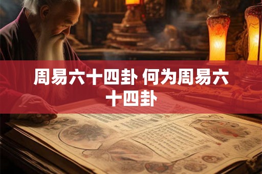 周易六十四卦 何为周易六十四卦