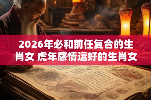 2026年必和前任复合的生肖女 虎年感情运好的生肖女 2026年必和前任复合的生肖女 虎年感情运好的生肖女