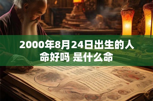2000年8月24日出生的人命好吗 是什么命 2000年8月24日出生的人命好吗 是什么命