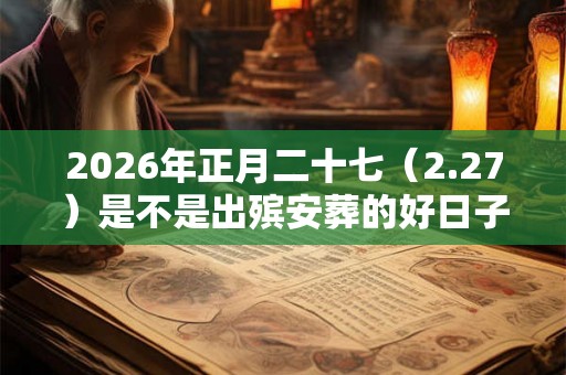 2026年正月二十七（2.27）是不是出殡安葬的好日子