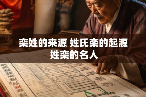 栾姓的来源 姓氏栾的起源 姓栾的名人