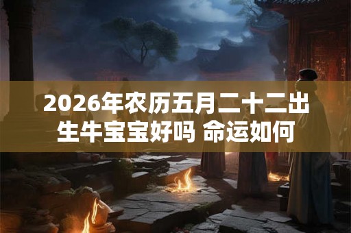 2026年农历五月二十二出生牛宝宝好吗 命运如何 2026年农历五月二十二出生牛宝宝好吗 命运如何