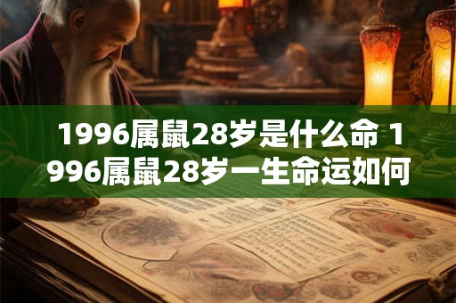 1996属鼠28岁是什么命 1996属鼠28岁一生命运如何