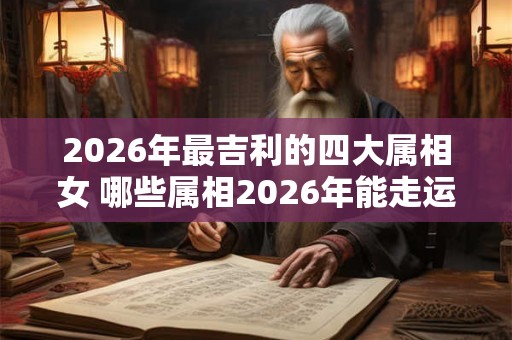 2026年最吉利的四大属相女 哪些属相2026年能走运 2026年最吉利的四大属相女 哪些属相2026年能走运