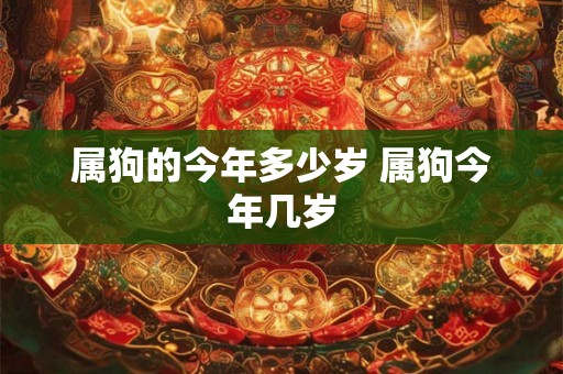 属狗的今年多少岁 属狗今年几岁 属狗的今年多少岁 属狗今年几岁