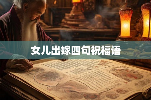 女儿出嫁四句祝福语