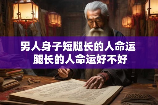 男人身子短腿长的人命运  腿长的人命运好不好