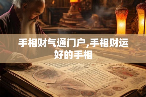 手相财气通门户,手相财运好的手相