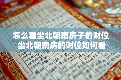怎么看坐北朝南房子的财位 坐北朝南房的财位如何看