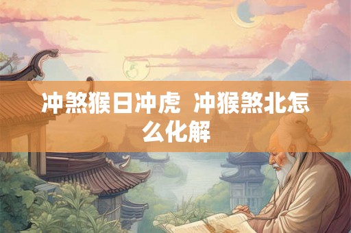 冲煞猴日冲虎 冲猴煞北怎么化解 冲煞猴日冲虎 冲猴煞北怎么化解