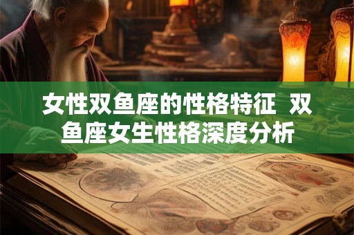 女性双鱼座的性格特征  双鱼座女生性格深度分析