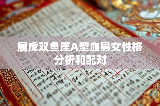属虎双鱼座A型血男女性格分析和配对