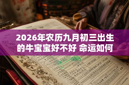 2026年农历九月初三出生的牛宝宝好不好 命运如何