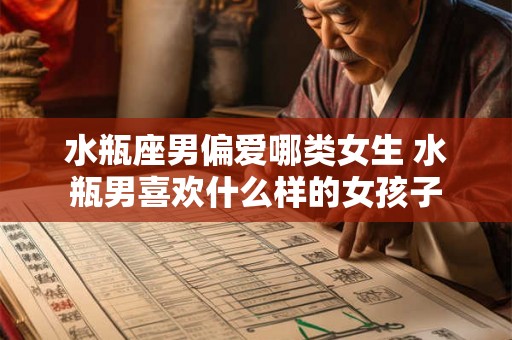 水瓶座男偏爱哪类女生 水瓶男喜欢什么样的女孩子