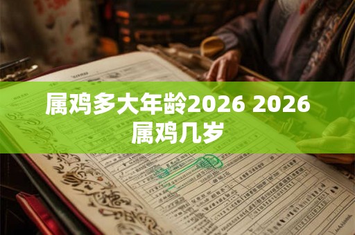 属鸡多大年龄2026 2026属鸡几岁