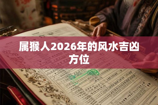 属猴人2026年的风水吉凶方位