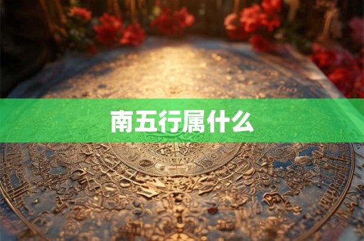 南五行属什么