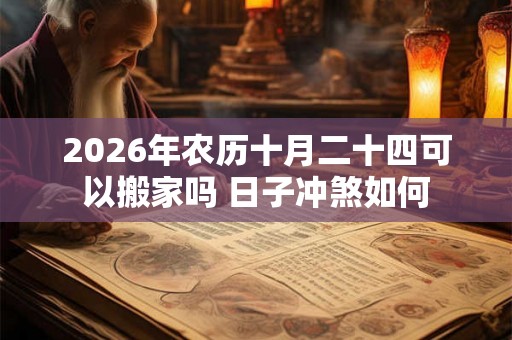 2026年农历十月二十四可以搬家吗 日子冲煞如何 2026年农历十月二十四可以搬家吗 日子冲煞如何