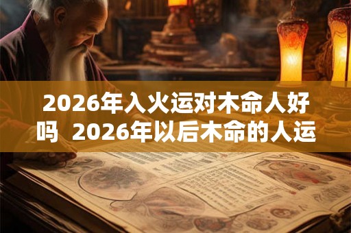 2026年入火运对木命人好吗  2026年以后木命的人运势怎么样