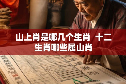 山上肖是哪几个生肖  十二生肖哪些属山肖
