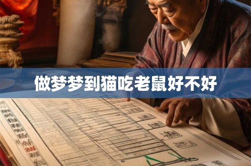 做梦梦到猫吃老鼠好不好