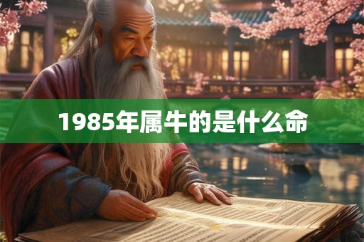 1985年属牛的是什么命
