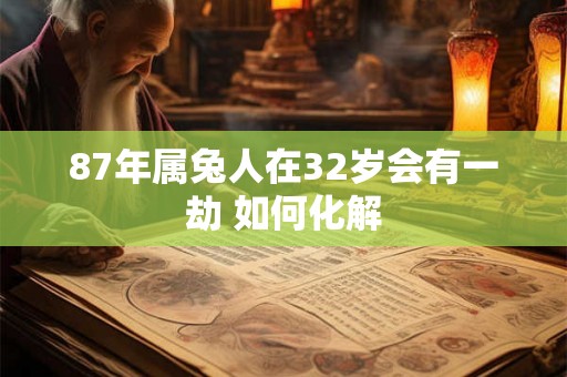 87年属兔人在32岁会有一劫 如何化解