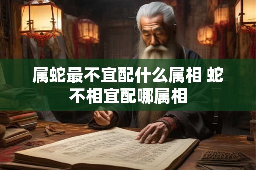 属蛇最不宜配什么属相 蛇不相宜配哪属相 属蛇最不宜配什么属相 蛇不相宜配哪属相