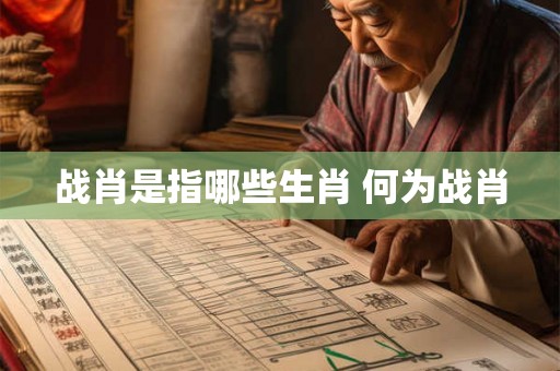 战肖是指哪些生肖 何为战肖