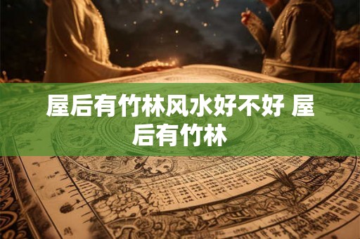 屋后有竹林风水好不好 屋后有竹林