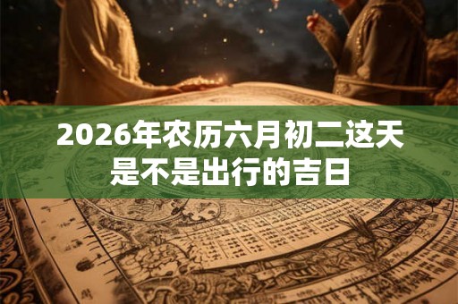 2026年农历六月初二这天是不是出行的吉日