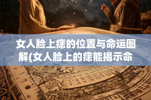 女人脸上痣的位置与命运图解(女人脸上的痣能揭示命运吗？)