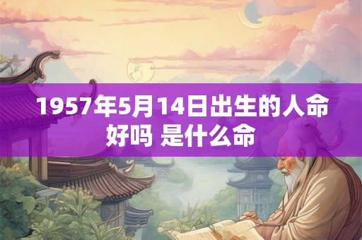 1957年5月14日出生的人命好吗 是什么命
