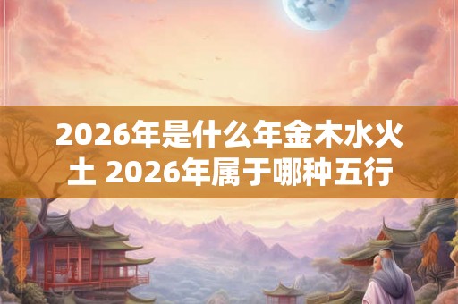 2026年是什么年金木水火土 2026年属于哪种五行
