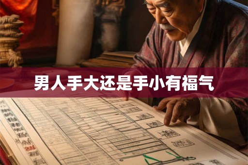 男人手大还是手小有福气