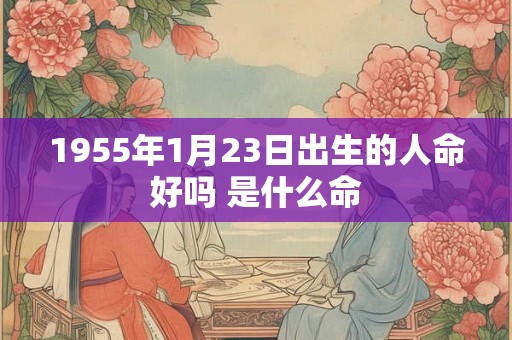 1955年1月23日出生的人命好吗 是什么命