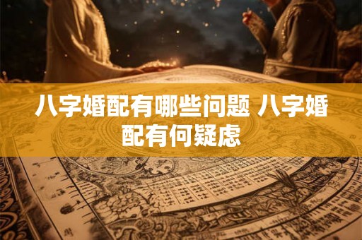 八字婚配有哪些问题 八字婚配有何疑虑