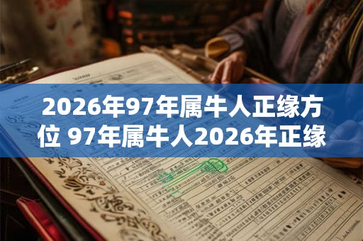 2026年97年属牛人正缘方位 97年属牛人2026年正缘在哪