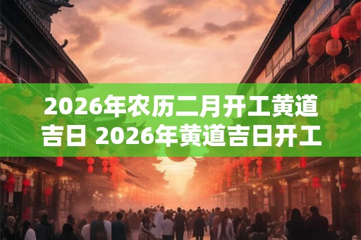 2026年农历二月开工黄道吉日 2026年黄道吉日开工吗 2026年农历二月开工黄道吉日 2026年黄道吉日开工吗