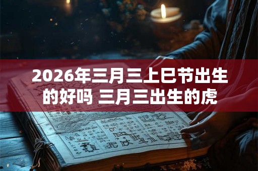 2026年三月三上巳节出生的好吗 三月三出生的虎