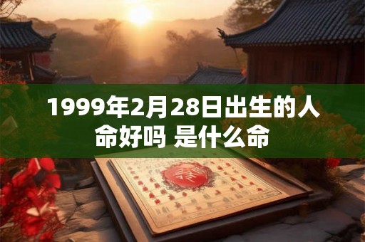 1999年2月28日出生的人命好吗 是什么命 1999年2月28日出生的人命好吗 是什么命
