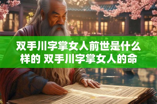 双手川字掌女人前世是什么样的 双手川字掌女人的命运怎样