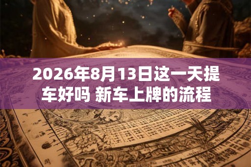 2026年8月13日这一天提车好吗 新车上牌的流程